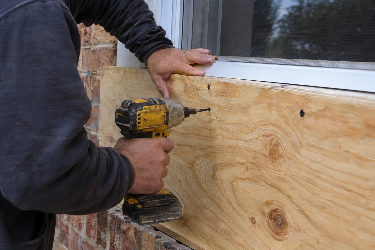 Emergency board up contractor